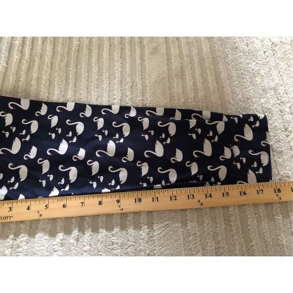 Womens Banana Republic Navy Swan Classic Fit Button Up Blouse SZ S - Picture 10 of 12